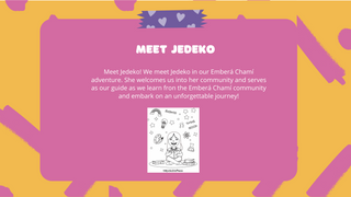Coloring Activity: Meet Jedeko